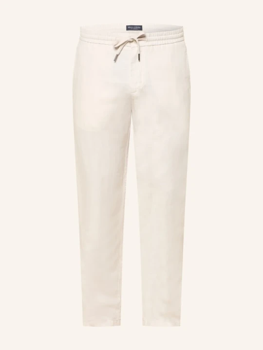 Zdjęcie produktu Marc O'polo Spodnie Osby Jogger W Stylu Joggingowym, O Zwężanym Kroju, Z Lnu beige