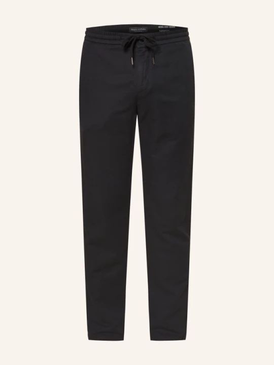 Zdjęcie produktu Marc O'polo Spodnie Osby Jogger W Stylu Joggingowym, O Zwężanym Kroju, Z Lnu schwarz CZARNY