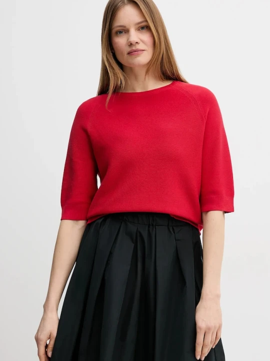 Zdjęcie produktu Marc O'Polo sweter bawełniany czerwony