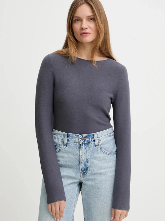 Zdjęcie produktu Marc O'Polo sweter bawełniany szary
