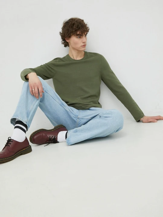 Zdjęcie produktu Marc O'Polo sweter bawełniany zielony