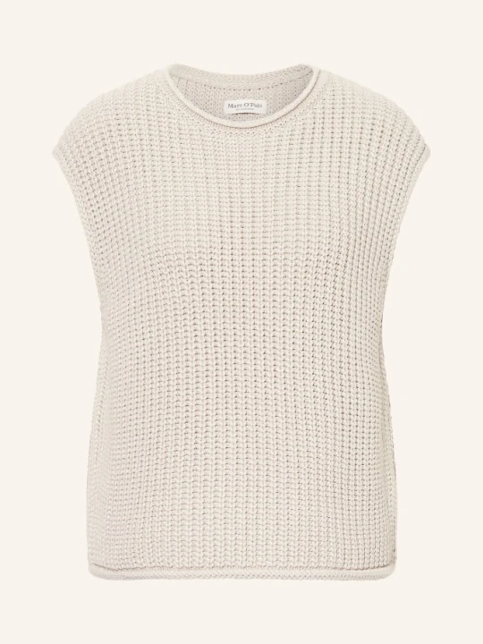 Zdjęcie produktu Marc O'polo Sweter Bez Rękawów beige SZARY