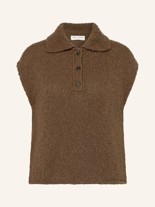 Zdjęcie produktu Marc O'polo Sweter Bez Rękawów braun CIEMNOBRĄZOWY