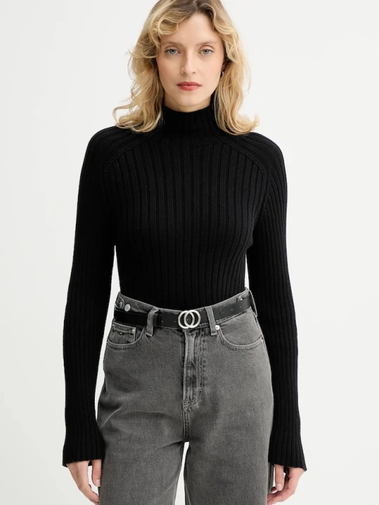 Zdjęcie produktu Marc O'Polo sweter damski bawełniany czarny