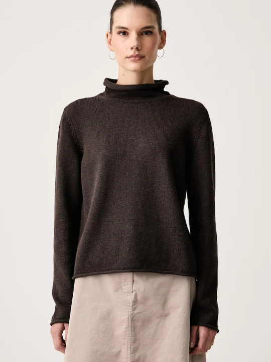 Zdjęcie produktu Marc O'Polo sweter damski bawełniany brązowy