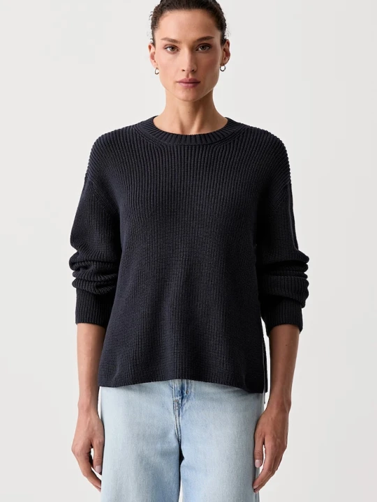 Zdjęcie produktu Marc O'Polo sweter damski bawełniany granatowy