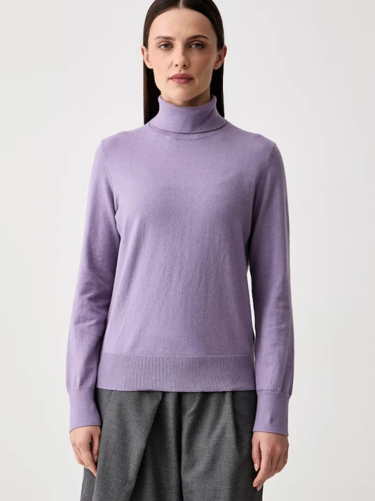 Zdjęcie produktu Marc O'Polo sweter damski z bawełną fioletowy