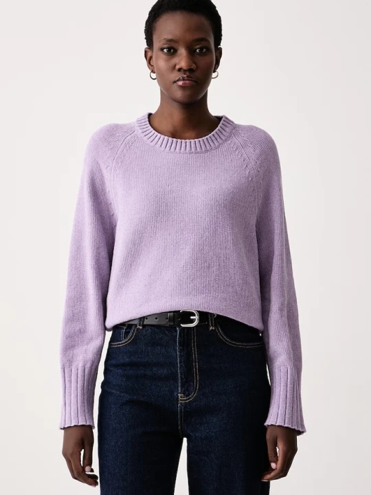 Zdjęcie produktu Marc O'Polo sweter damski z bawełną fioletowy