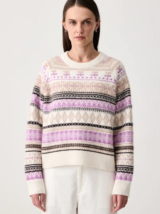 Zdjęcie produktu Marc O'Polo sweter damski z dodatkiem wełny beżowy