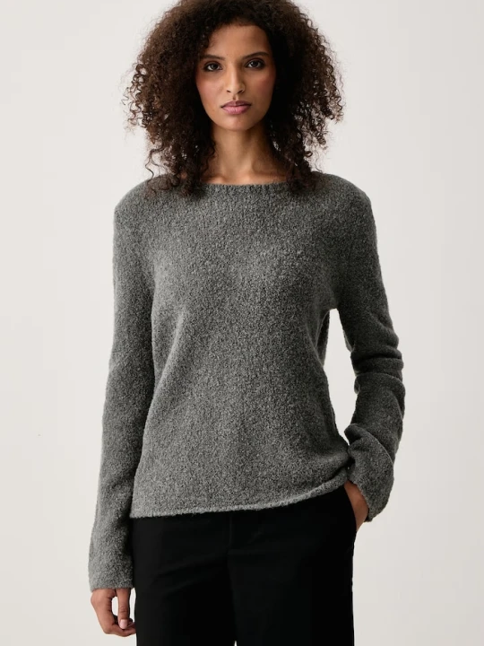 Zdjęcie produktu Marc O'Polo sweter damski z dodatkiem wełny zielony