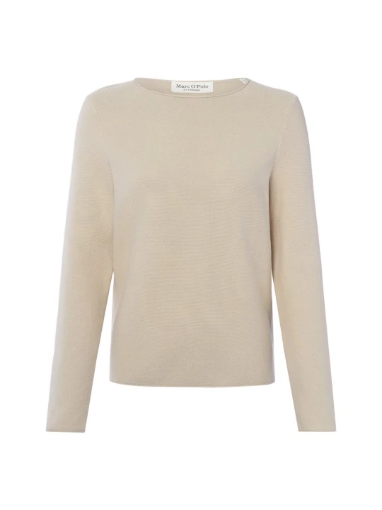 Zdjęcie produktu Marc O'Polo Sweter z dzianiny Kobiety Bawełna beżowy