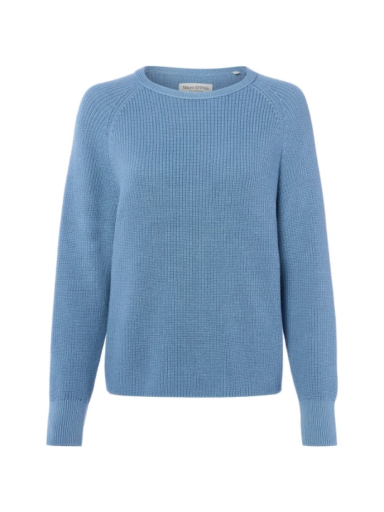 Zdjęcie produktu Marc O'Polo Sweter z dzianiny Kobiety Bawełna niebieski