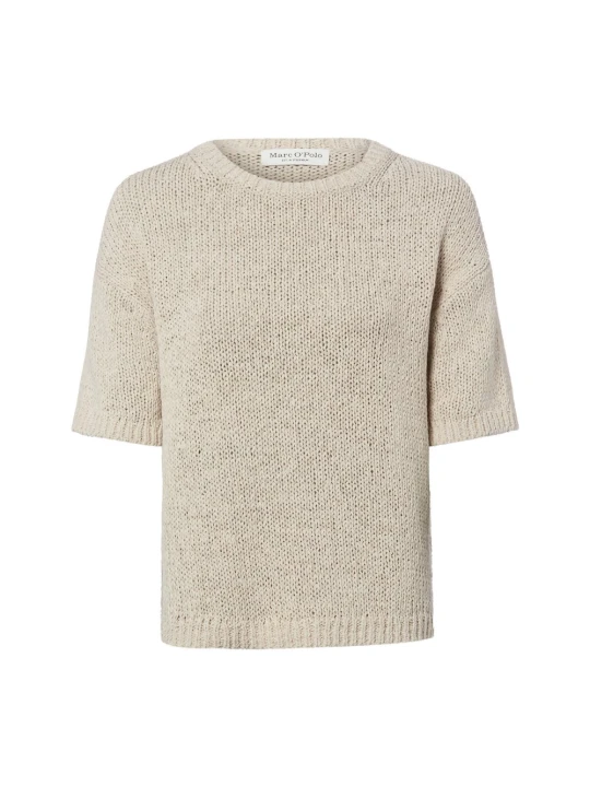 Zdjęcie produktu Marc O'Polo Sweter z dzianiny Kobiety Bawełna beżowy