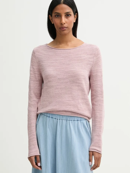 Zdjęcie produktu Marc O'Polo sweter damski z lnem różowy