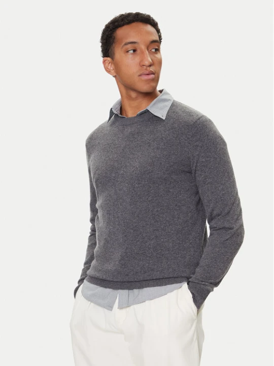 Zdjęcie produktu Marc O'Polo Sweter M29 5144 60504 Szary Regular Fit