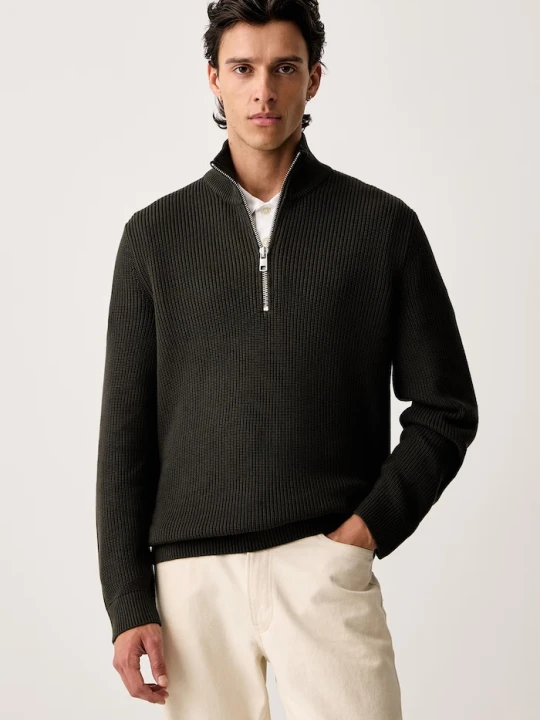 Zdjęcie produktu Marc O'Polo sweter męski bawełniany zielony