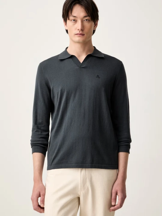 Zdjęcie produktu Marc O'Polo sweter męski z bawełną granatowy