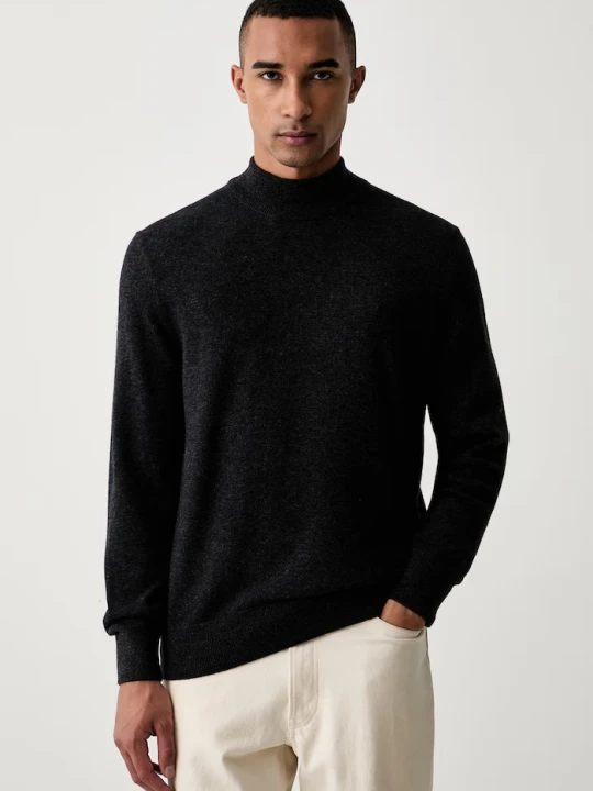 Zdjęcie produktu Marc O'Polo sweter męski z dodatkiem wełny szary