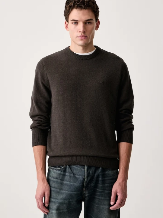 Zdjęcie produktu Marc O'Polo sweter męski z dodatkiem wełny zielony