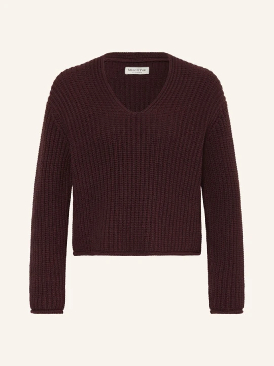 Zdjęcie produktu Marc O'polo Sweter rot CIEMNOBRĄZOWY