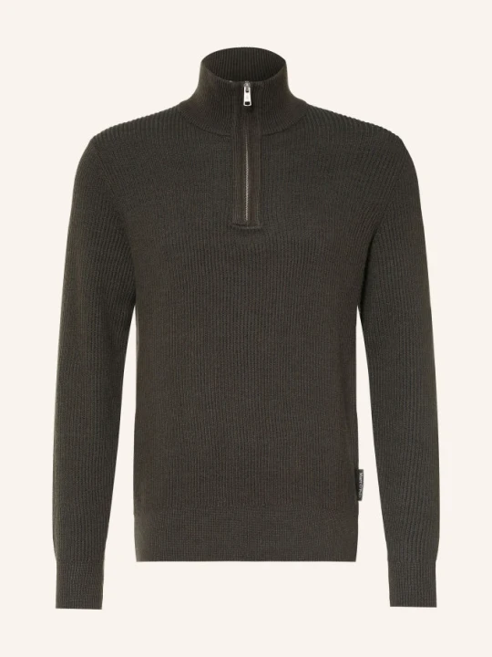 Zdjęcie produktu Marc O'polo Sweter Typu Troyer braun CIEMNOBRĄZOWY