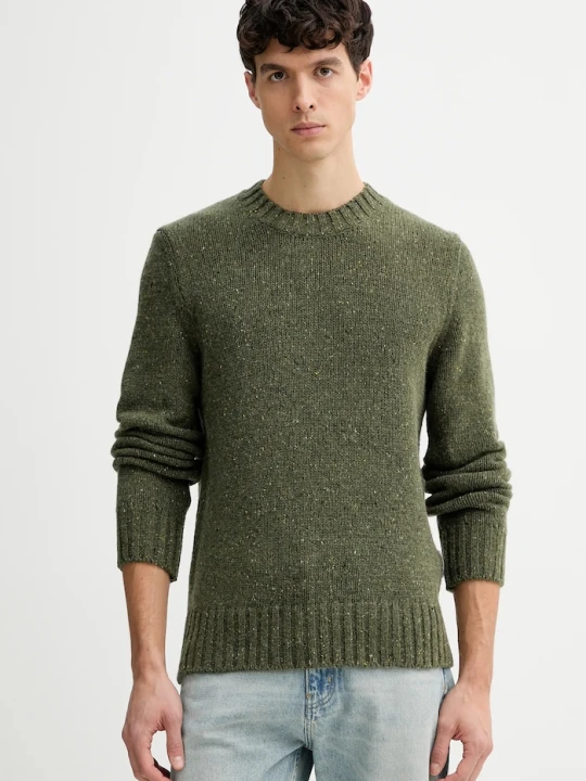 Zdjęcie produktu Marc O'Polo sweter z dodatkiem wełny zielony