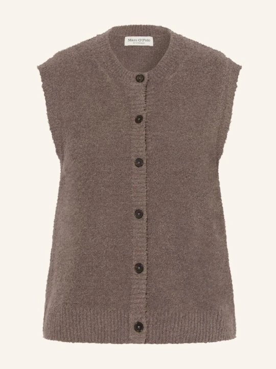 Zdjęcie produktu Marc O'polo Sweter Z Dzianiny Bouclé braun CIEMNOBRĄZOWY