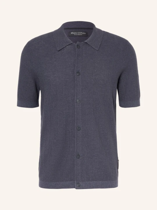 Zdjęcie produktu Marc O'polo Sweter Z Dzianiny O Kroju Regular Fit grau GRANATOWY