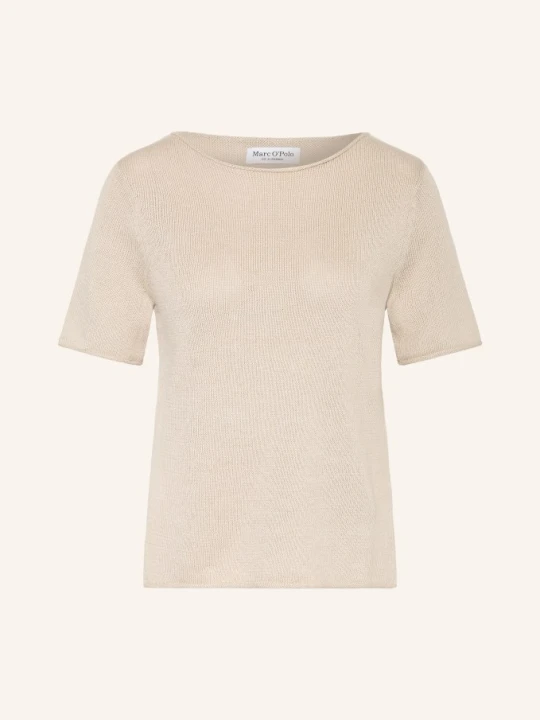 Zdjęcie produktu Marc O'polo Sweter Z Dzianiny Z Lnem beige