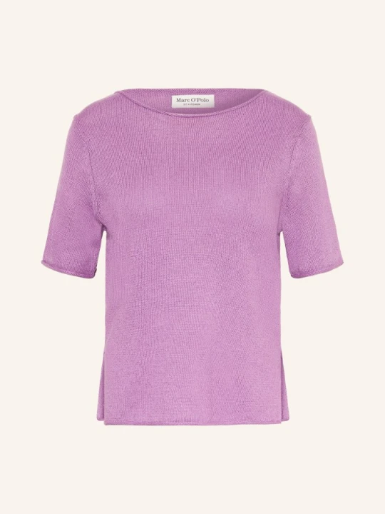 Zdjęcie produktu Marc O'polo Sweter Z Dzianiny Z Lnem lila JASNOFIOLETOWY
