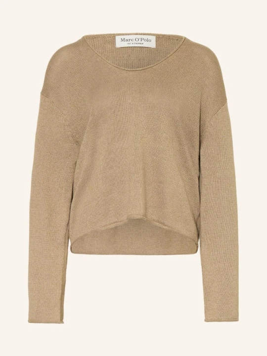 Zdjęcie produktu Marc O'polo Sweter Z Lnem beige