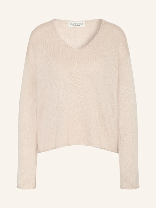 Zdjęcie produktu Marc O'polo Sweter Z Lnem grau JASNOCZARY