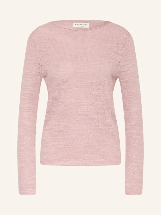 Zdjęcie produktu Marc O'polo Sweter Z Lnu rosa BLADORÓŻOWY