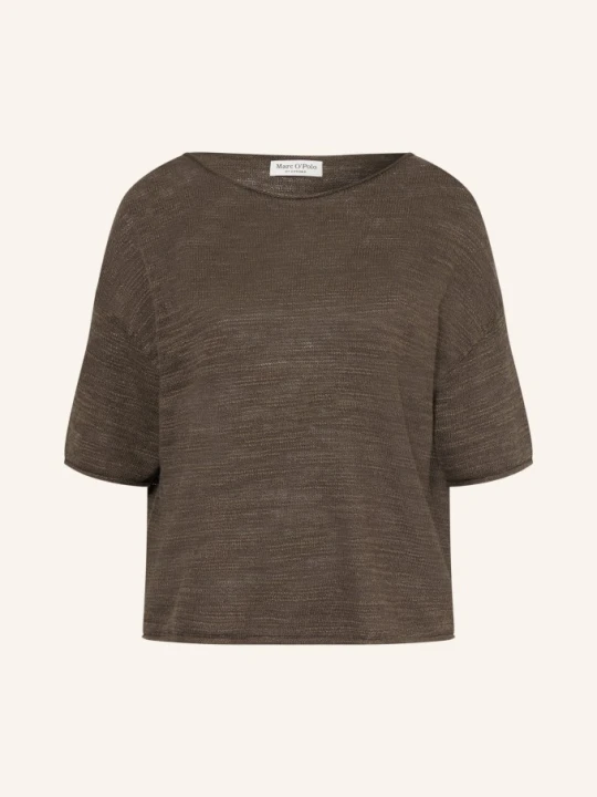 Zdjęcie produktu Marc O'polo Sweter Z Lnu Z Rękawami 3 / 4 gruen KHAKI