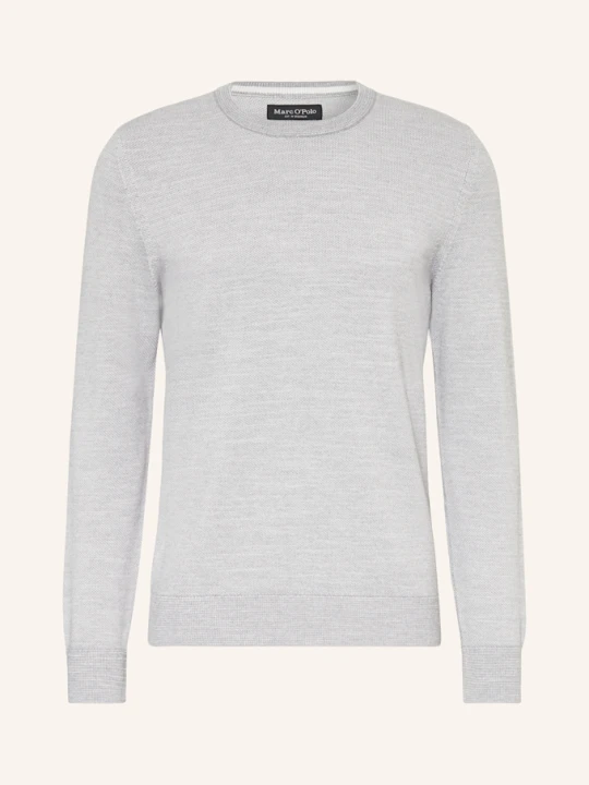 Zdjęcie produktu Marc O'polo Sweter Z Piki grau JASNOCZARY