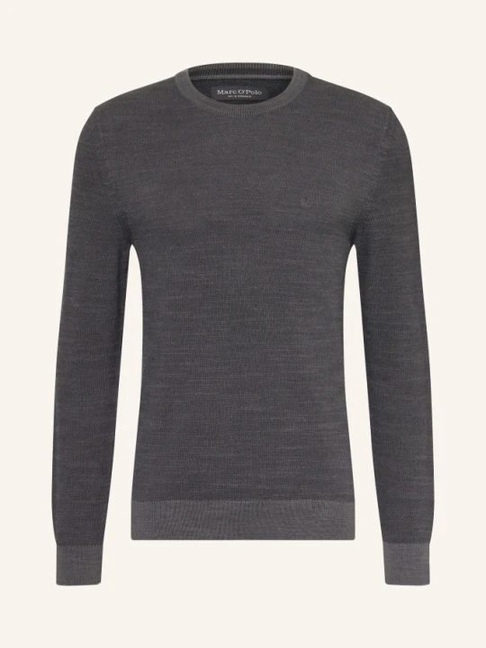 Zdjęcie produktu Marc O'polo Sweter Z Piki grau CZIEMNOSZARY