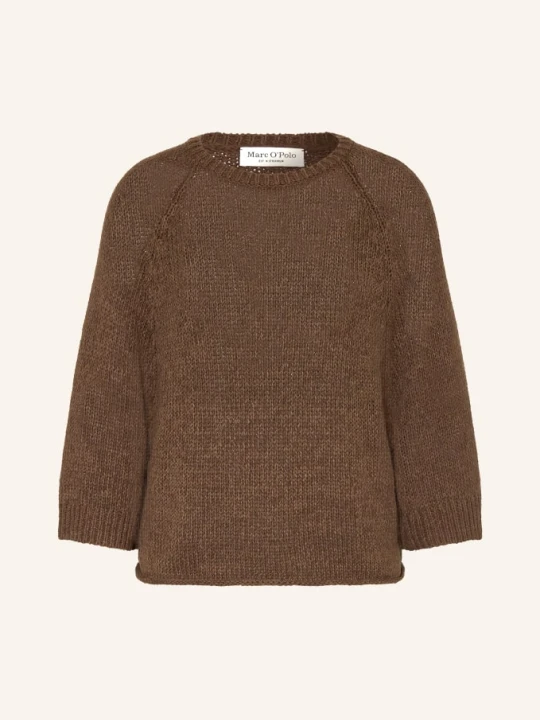 Zdjęcie produktu Marc O'polo Sweter Z Rękawami 3/4 braun BRĄZOWY