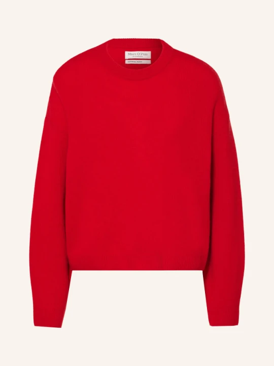 Zdjęcie produktu Marc O'polo Sweter Z Wełny Merynosowej rot CZERWONY
