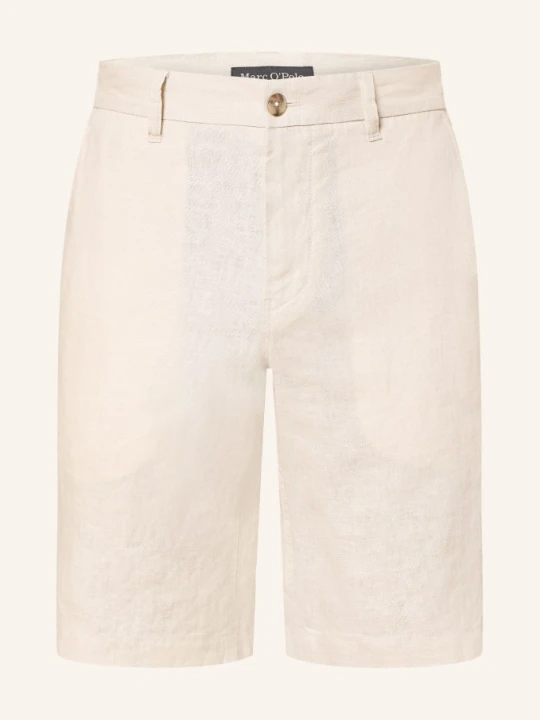 Zdjęcie produktu Marc O'polo Szorty Lniane Reso Jogger Regular Fit grau JASNOBRĄZOWY