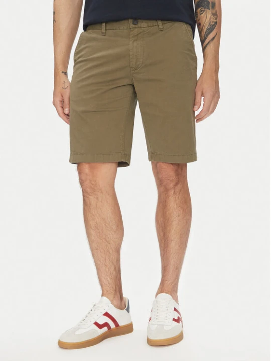 Zdjęcie produktu Marc O'Polo Szorty materiałowe M23 0384 15000 Zielony Regular Fit