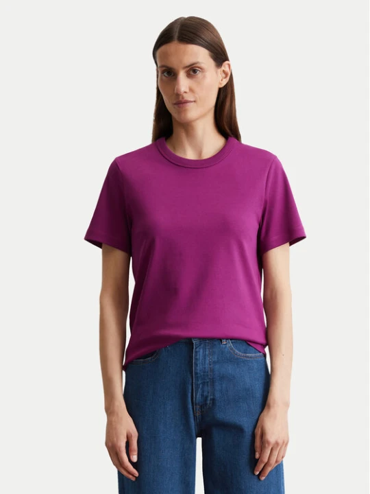 Zdjęcie produktu Marc O'Polo T-Shirt 506 2039 51123 Fioletowy Relaxed Fit