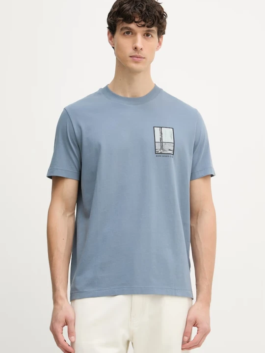 Zdjęcie produktu Marc O'Polo T-shirt basic męski bawełniany niebieski