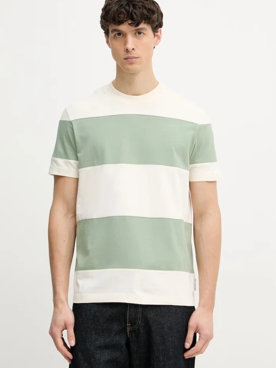 Zdjęcie produktu Marc O'Polo T-shirt basic męski bawełniany zielony