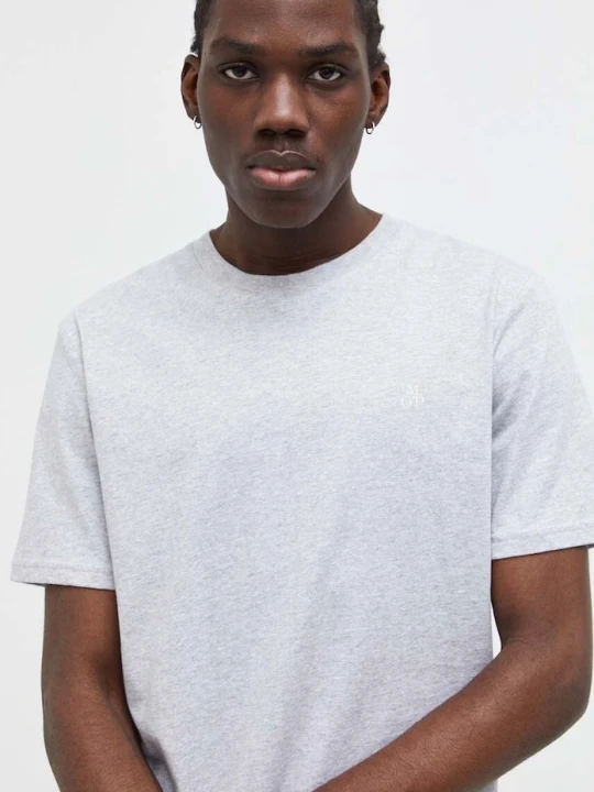 Zdjęcie produktu Marc O'Polo T-shirt basic męski bawełniany szary