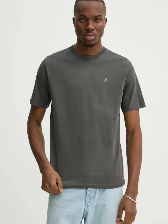 Zdjęcie produktu Marc O'Polo T-shirt basic męski bawełniany szary