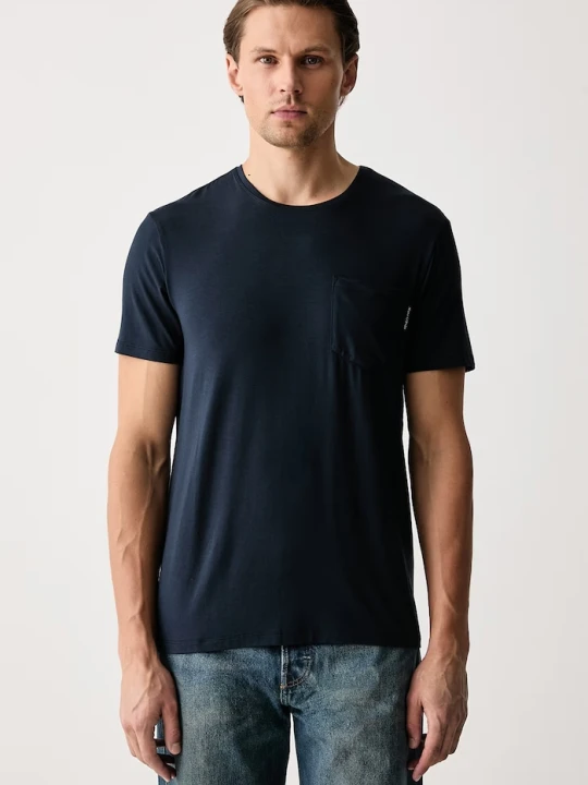 Zdjęcie produktu Marc O'Polo T-shirt basic męski z modalem granatowy