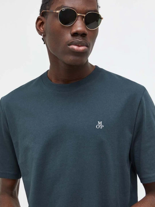 Zdjęcie produktu Marc O'Polo T-shirt basic męski bawełniany zielony