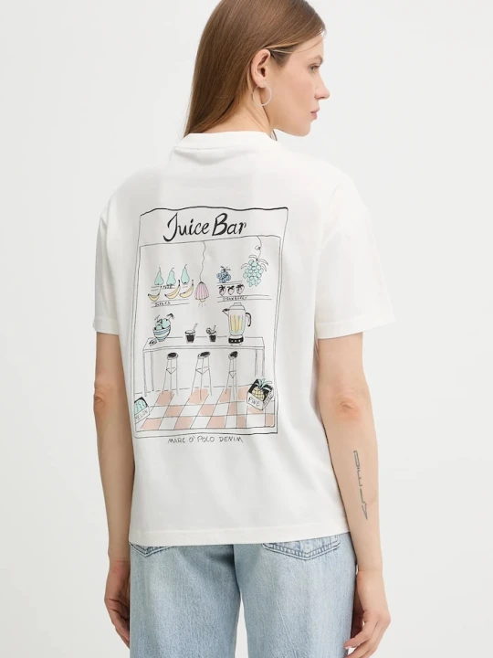 Zdjęcie produktu Marc O'Polo t-shirt bawełniany beżowy
