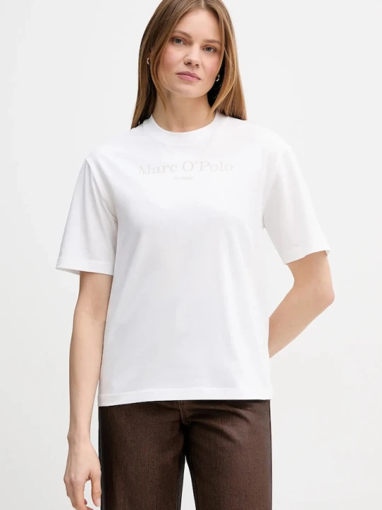 Zdjęcie produktu Marc O'Polo t-shirt bawełniany beżowy