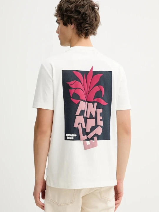 Zdjęcie produktu Marc O'Polo t-shirt bawełniany beżowy